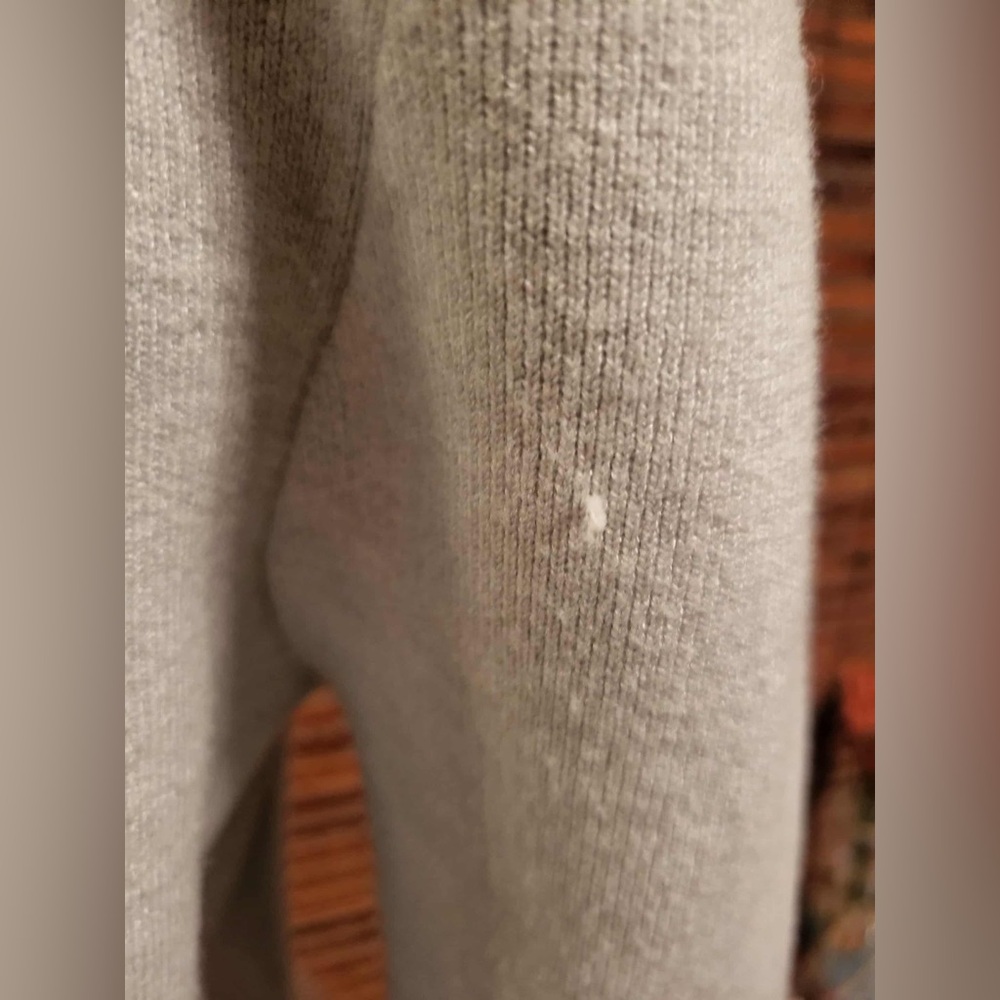 INC International Concepts Light Gray/Pale Blue Sweater - Picture 6 of 7
